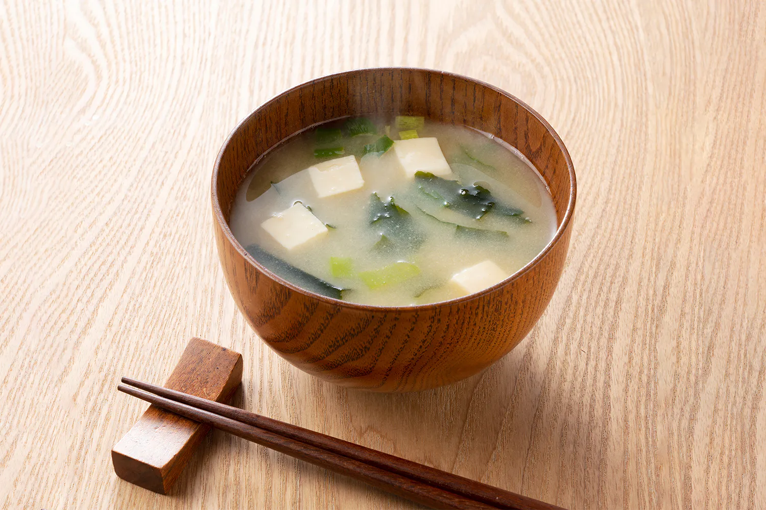 Miso Soup at Asahi Sushi and Hibachi, Japanese Restaurant in Hamilton