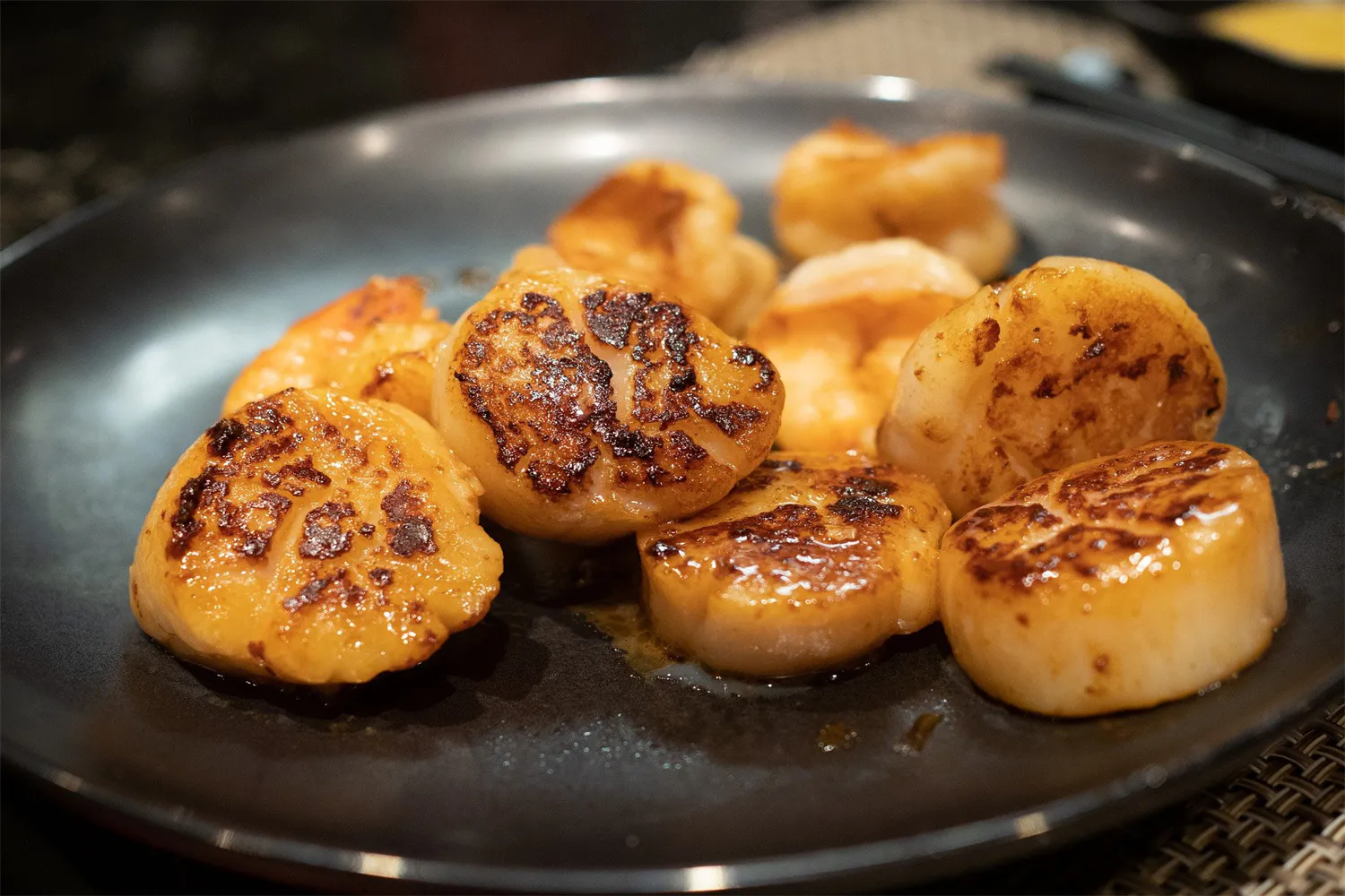 Sizzling Scallops at Asahi Sushi and Hibachi, Japanese Restaurant in Hamilton